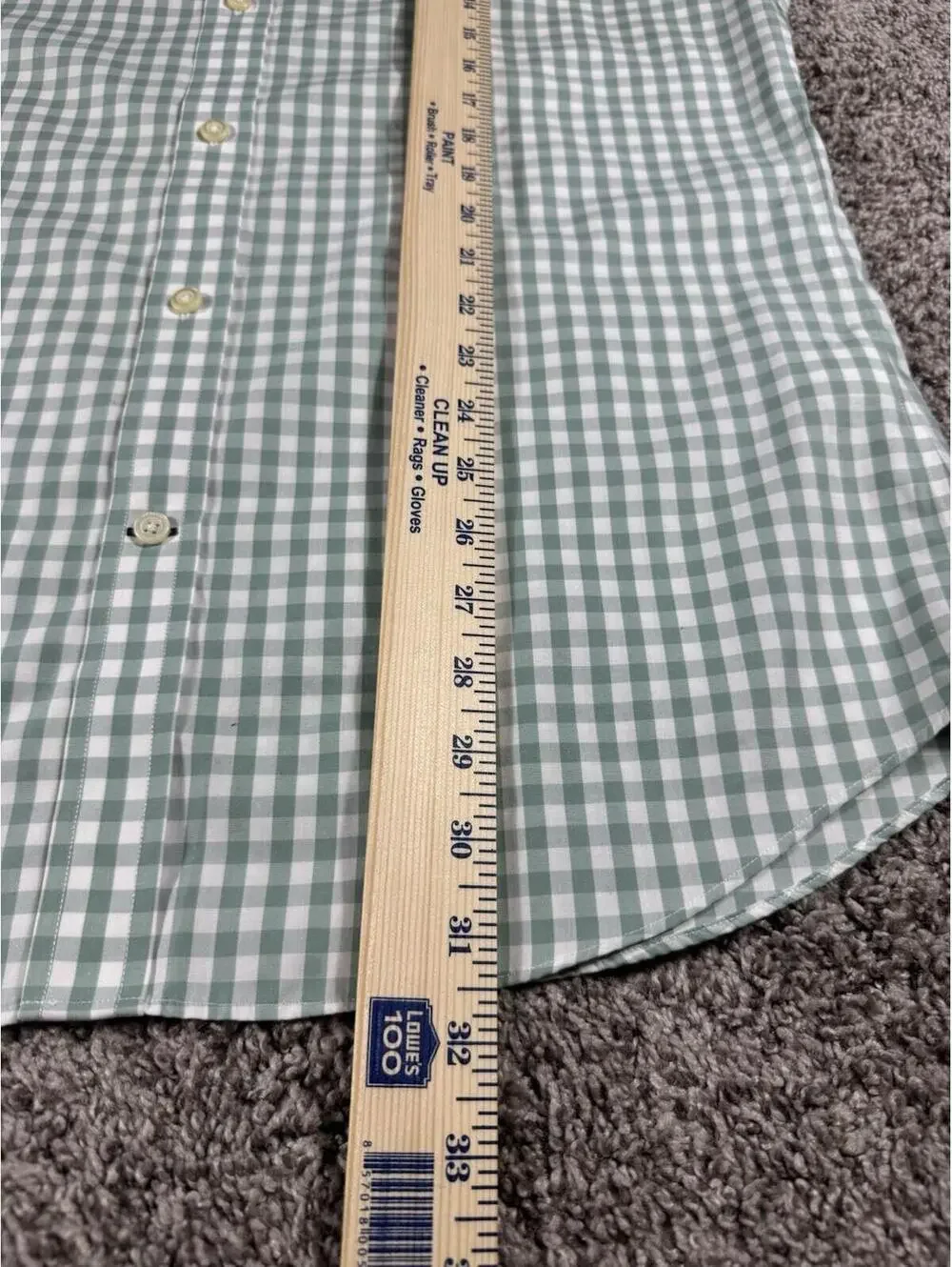 Banana Republic Dress Shirt Men’s Large NonIron Tailored Slim Fit Green